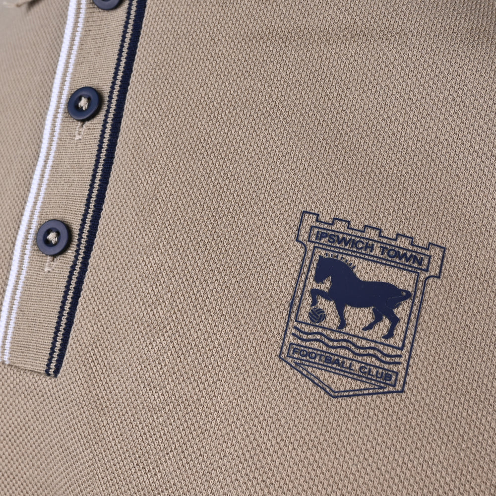 Town Apparel Stone Embossed Cuff Polo