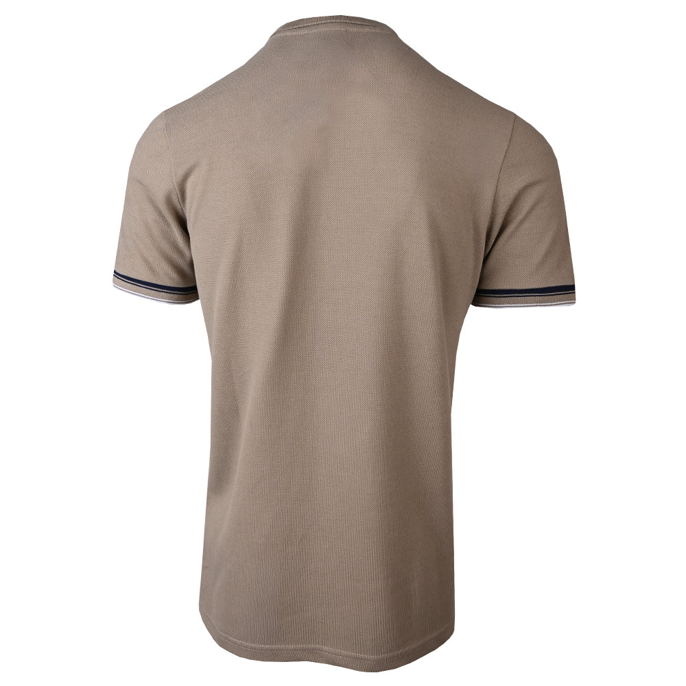 Town Apparel Stone Embossed Cuff Polo