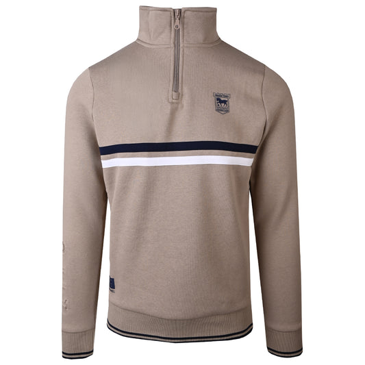 Town Apparel Stone Debossed Sleeve 1/4 Zip