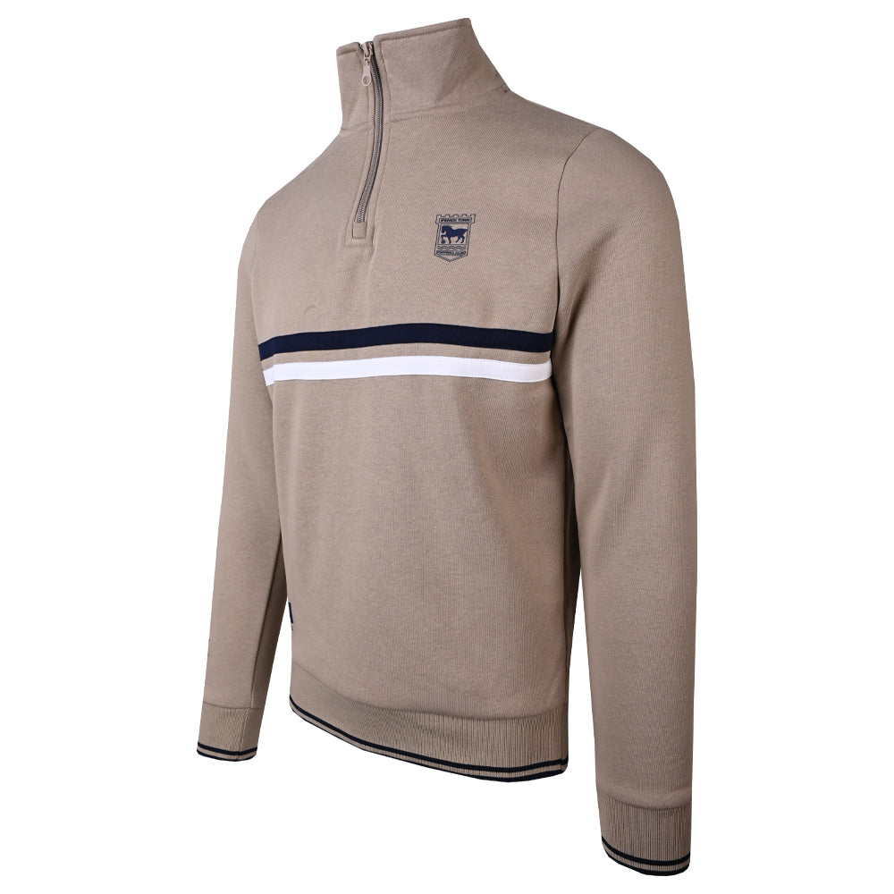 Town Apparel Stone Debossed Sleeve 1/4 Zip
