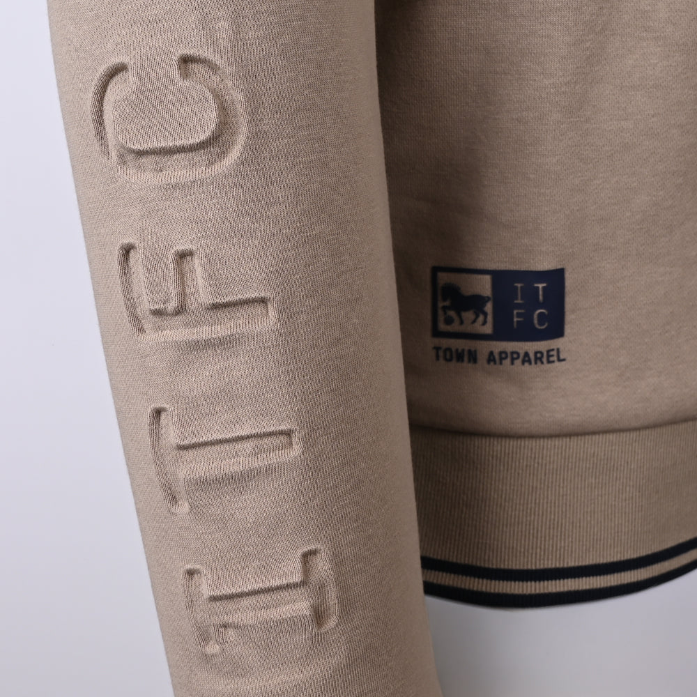 Town Apparel Stone Debossed Sleeve 1/4 Zip