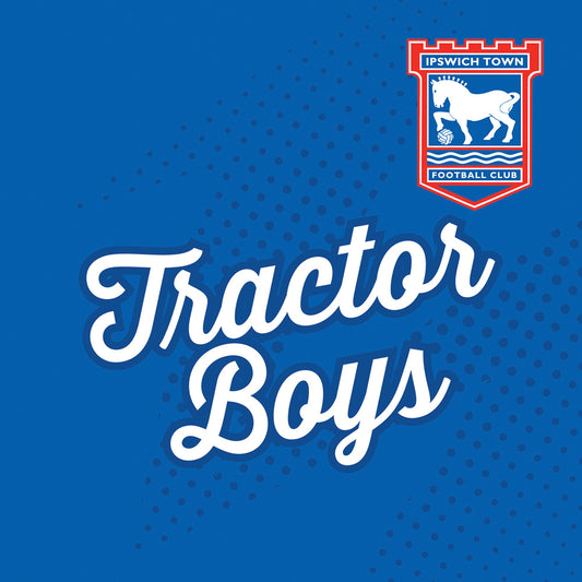 Blue Tractor Boys Card