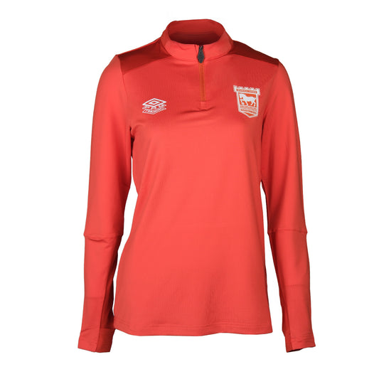 Umbro 2025/26 Orange 1/4 Zip Training Top Ladies