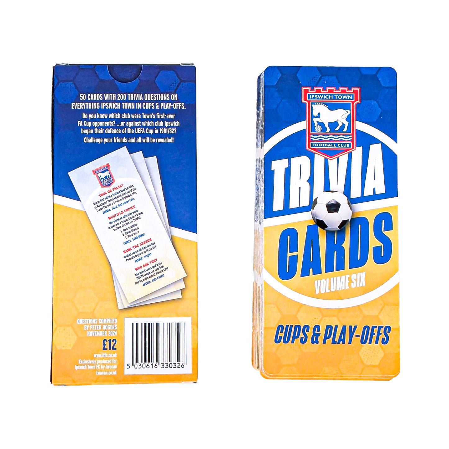 ITFC Trivia Cards - Cups & Play-Offs