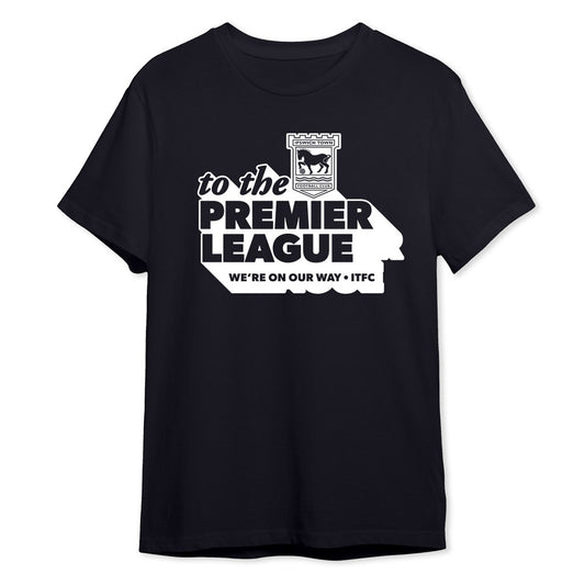 We're on Our Way Tee Black Adult