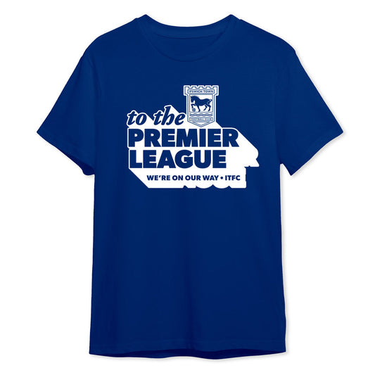 We're on Our Way Tee Blue Junior