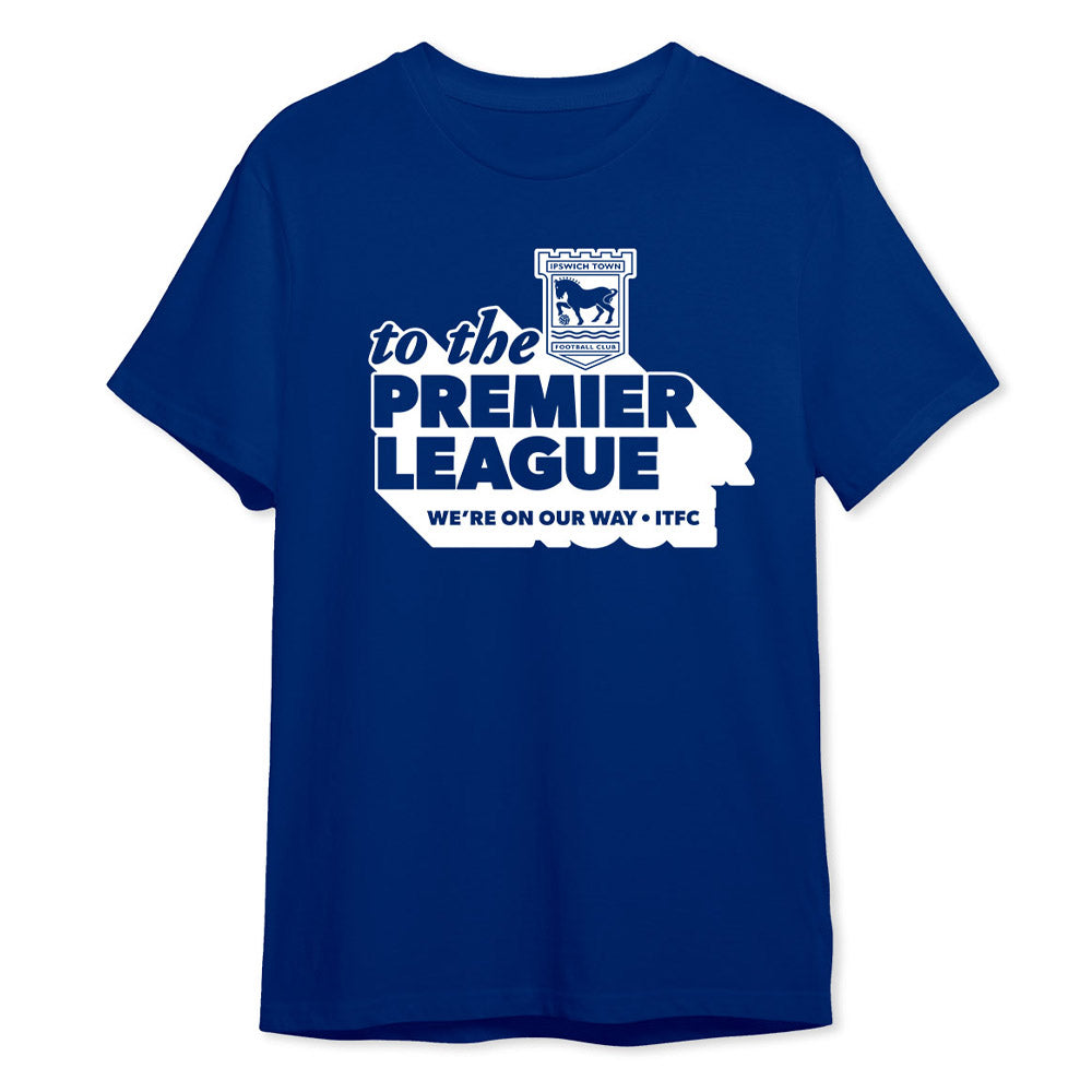 We're on Our Way Tee Blue Adult