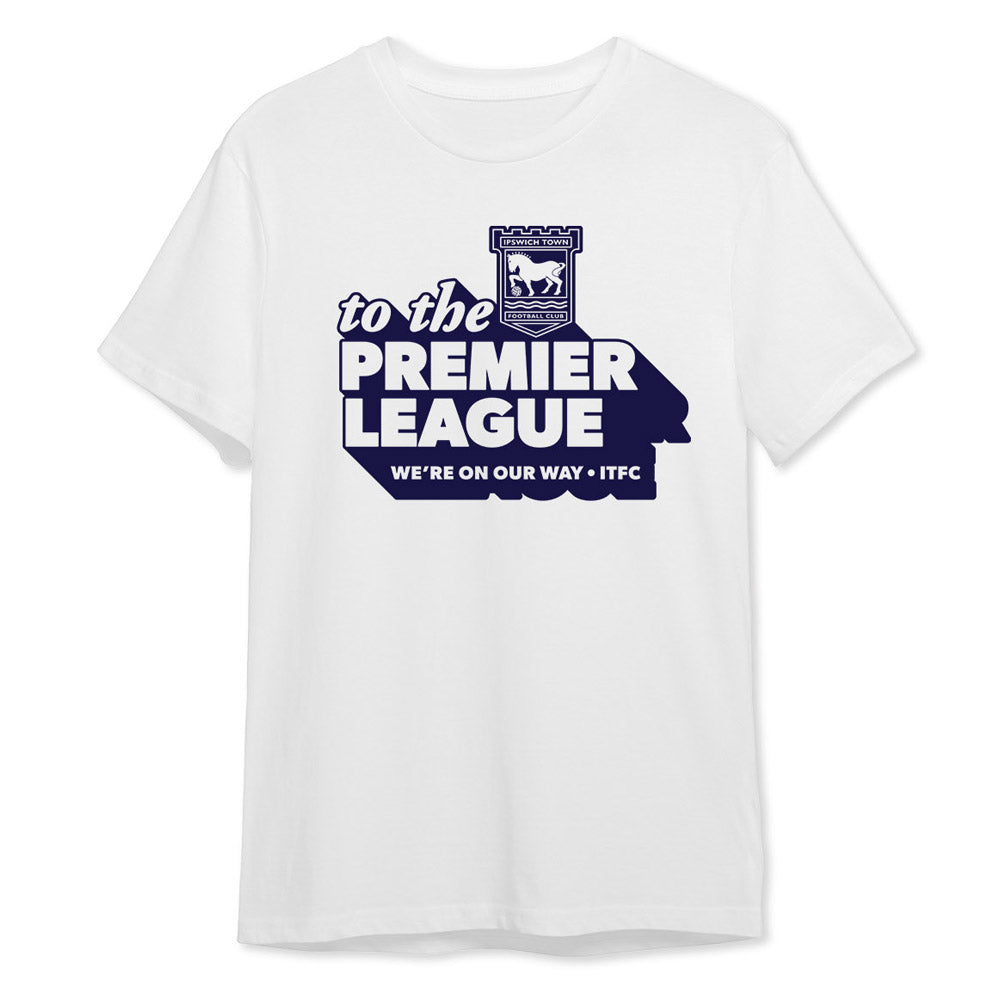 We're on Our Way Tee White Adult
