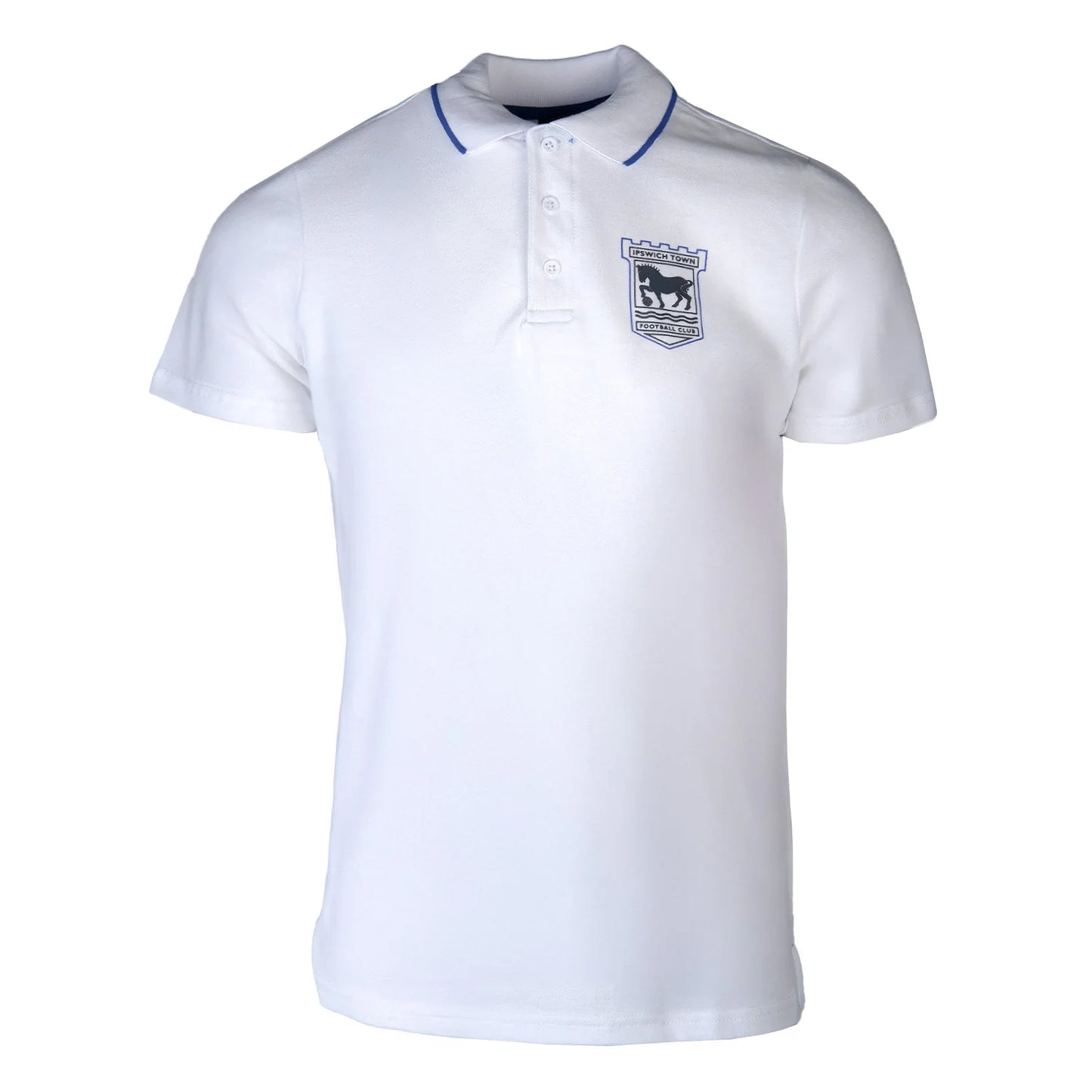 White Keyline Crest Polo