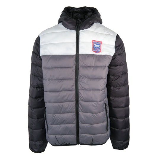 White/Charcoal/Black Jacket